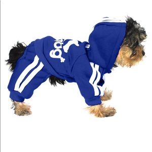 dog adidas jumpsuit